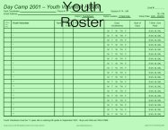 Youth Roster